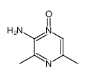 2-氨基-3,5-二甲基吡嗪-1-氧化物 结构式