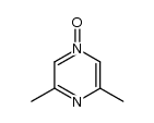 2,6-二甲基吡嗪-4-氧化物 结构式