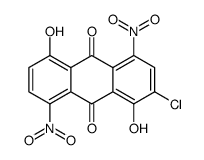 2-氯-1,5-二羟基-4,8-二硝基蒽-9,10-二酮 结构式