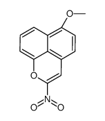 6-甲氧基-2-硝基萘并(1,8-bc)吡喃 结构式