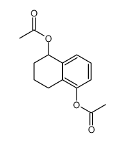 1,2,3,4-四氢-1,5-萘二酚 1,5-二乙酸酯 结构式