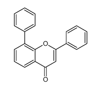 2,8-二苯基-4H-1-苯并吡喃-4-酮 结构式