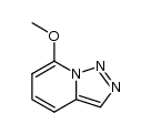 7-甲氧基-[1,2,3]三唑并[1,5-A]吡啶 结构式
