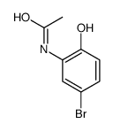 2-乙酰氨基-4-溴苯酚 结构式