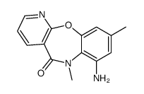 7-氨基-6,9-二甲基吡啶并[2,3-b][1,5]苯并氧氮杂卓-5(6H)-酮 结构式