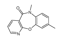 6,9-二甲基吡啶并[2,3-b][1,5]苯并氧氮杂卓-5(6H)-酮 结构式