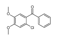 Methanone, (2-chloro-4,5-dimethoxyphenyl)phenyl- 结构式