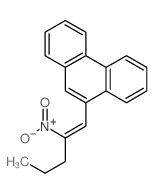 9-(2-硝基-1-戊烯-1-基)菲 结构式
