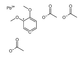 Acetic acid, 1,1'-[(3,4-dimethoxyphenyl)plumbylene] ester 结构式