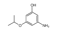 3-氨基-5-异丙氧基苯酚 结构式