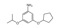 3-环戊氧基-5-异丙氧基苯胺 结构式
