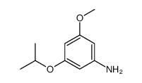 3-甲氧基-5-异丙氧基苯胺 结构式