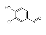 2-甲氧基-4-亚硝基苯酚 结构式