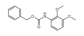 Carbamic acid, N-(2,3-dimethoxyphenyl)-, phenylmethyl ester 结构式