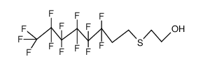 Ethanol, 2-[(3,3,4,4,5,5,6,6,7,7,8,8,8-tridecafluorooctyl)thio]- 结构式