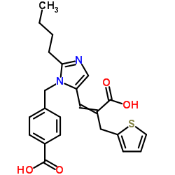 依普罗沙坦 结构式