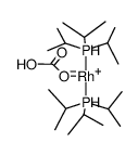 Rhodate(1-), [carbonato(2-)-κO,κO']dihydrobis[tris(1-methylethyl)phosphine]-, hydrogen (1:1), (OC-6-13)- 结构式