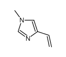 1-甲基-4-乙烯基咪唑 结构式