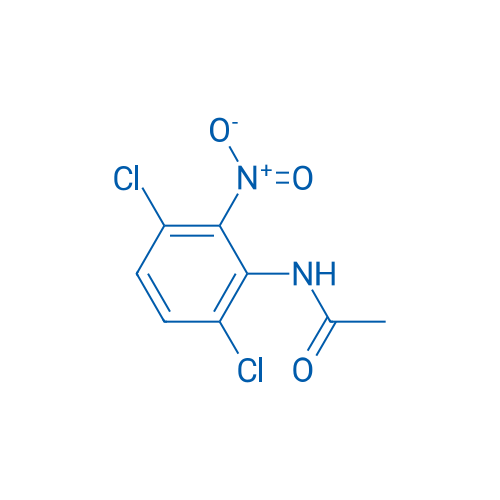 N-(3,6-Dichloro-2-nitrophenyl)acetamide 结构式
