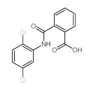 2-[(2,5-二氯苯胺基)羰基]苯甲酸 结构式