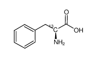 L-苯丙氨酸 结构式