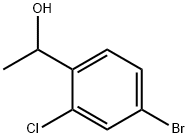 1-(4-溴-2-氯苯基)乙烷-1-醇 结构式