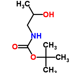 N-(2-羟丙基)氨基甲酸叔丁酯 结构式