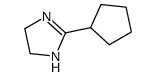 2-环戊基-4,5-二氢-1H-咪唑 结构式