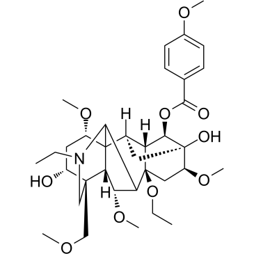 8-去乙酰基滇乌碱 结构式
