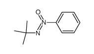 1-叔丁基-2-苯基二氮烯-2-氧化物 结构式