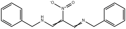 (1Z,3E)-N-benzyl-3-(benzylimino)-2-nitroprop-1-en-1-amine 结构式