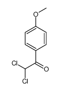 2,2-二氯-1-(4-甲氧基苯基)乙酮 结构式