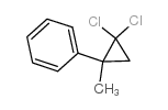 (2,2-二氯-1-甲基环丙基)苯 结构式