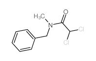 2,2-二氯-N-甲基-N-(苯甲基)乙酰胺 结构式