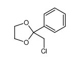 2-氯甲基-2-苯基-1,3-二氧戊环 结构式