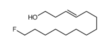 3-Tetradecen-1-ol, 14-fluoro-, (Z)- 结构式