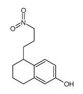 5-(3-硝基丙基)-5,6,7,8-四氢-2-萘酚 结构式