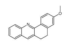 3-甲氧基-5,6-二氢苯并[c]吖啶 结构式