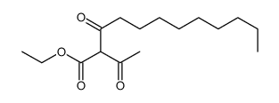 2-乙酰-3-氧代十二酸乙酯 结构式