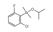 Benzene, 1-chloro-2-[dimethyl(1-methylethoxy)silyl]-3-fluoro- 结构式