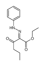 Hexanoic acid, 3-oxo-2-(2-phenylhydrazinylidene)-, ethyl ester 结构式