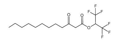 3-氧代十二烷酸-1,1,1,3,3,3-六氟异丙酯 结构式