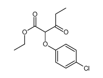 2-(4-氯苯氧基)-3-氧代戊酸乙酯 结构式