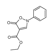 2,5-二氢-5-氧代-2-苯基-4-异恶唑羧酸乙酯 结构式