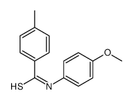 Benzenecarbothioamide, N-(4-methoxyphenyl)-4-methyl- 结构式