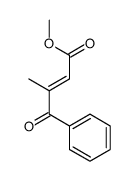 2-Butenoic acid, 3-methyl-4-oxo-4-phenyl-, methyl ester, (E)- (9CI) 结构式