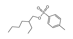 对甲苯磺酸-2-乙基己酯 结构式