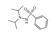 苯磺酸-2,2-二(1-甲基乙基)酰肼 结构式