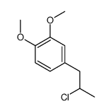 4-(2-氯丙基)-1,2-二甲氧基苯 结构式