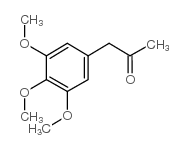 3,4,5-三甲氧基苯基丙酮 结构式